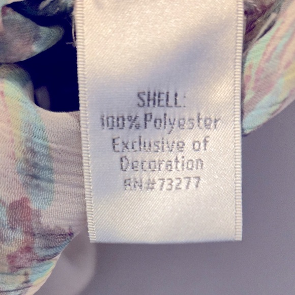 Lauren Conrad Sheer Floral Blouse - Picture 4 of 6